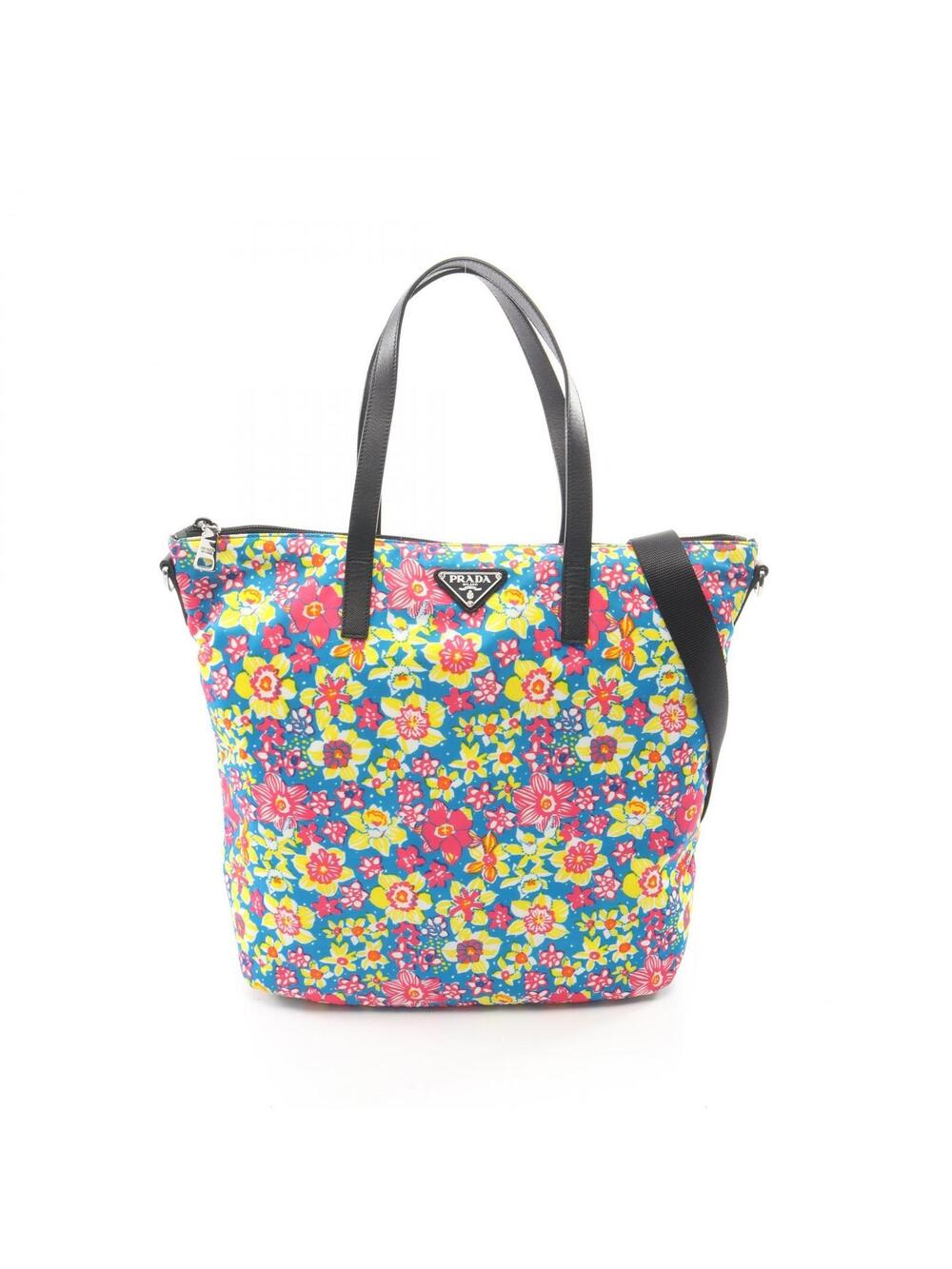 Prada Tessuto Stampat Floral Shoulder #362835P69B